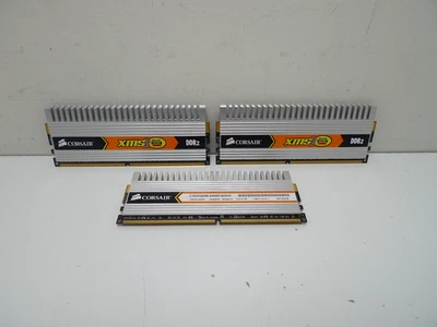Corsair XMS2 DHX DDR2 2GB RAM Sticks (3x, 6GB Total) | 800MHz - Image 1 of 3