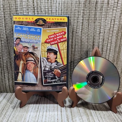 The Longshot/They Went That-A-Way & That-A-Way USED DVD Foto 1 de 4