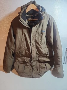 Lands'End Jacket Medium Brown Squall Waterproof Windproof Insulated Coat 38-40 - Bild 1 von 13