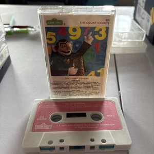 Vintage Sesame Street Cassette Tape 1970 1980 Time Count - Picture 1 of 5