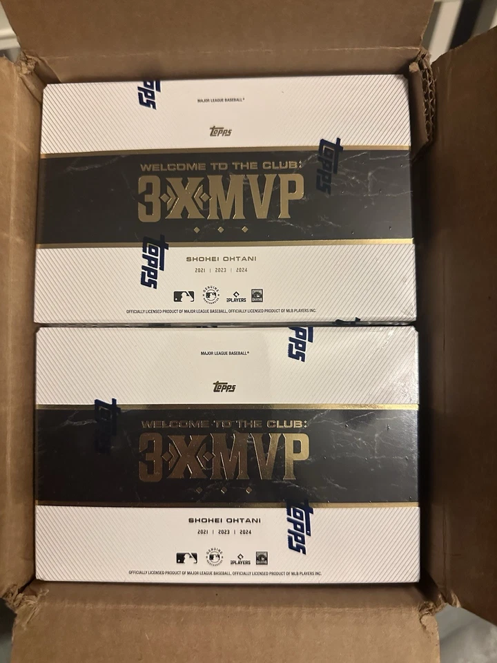 2025 Topps Welcome to the Club 3X MVP SHOHEI OHTANI Hobby Box - Image 1 of 1