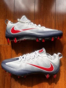 Nike Vapor Untouchable Pro Low TD Football Cleats White/Red/Navy Blue Size 11 - Picture 1 of 6