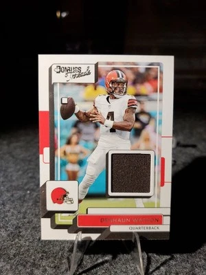 2022 Panini Donruss - Donruss Threads #TH-11 Deshaun Watson Mem/Patch - Image 1 of 3