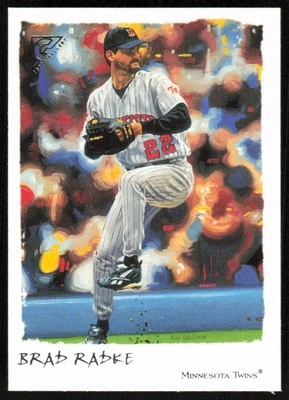 2002 Topps Gallery #33 Brad Radke   - FREE SHIPPING - Image 1 of 2
