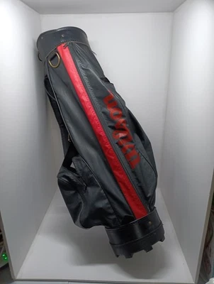 Bolsa de golf Wilson Pro Staff roja/negra hecha en EE. UU. con divisor Foto 1 de 4