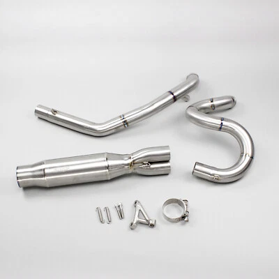 Titanium 2 into 1 Exhaust Pipe for Harley Road Glide King Electra Street Glide - Изображение 1 из 4