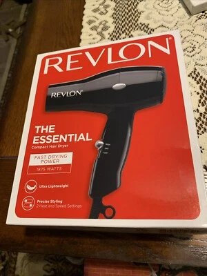 Secador de pelo REVLON The Essential 1875 vatios compacto ligero NUEVO en caja Foto 1 de 3