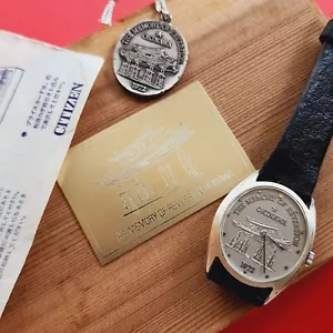 Citizen Memory Of Reversion Okinawa 1972 Full Set Watch Rare 6700-673310 Vintage - Picture 1 of 20