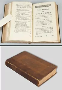 Rare early BOOK REVIEW periodical 1726 Memoirs of Literature literary criticism - Foto 1 di 15