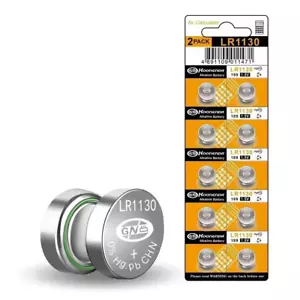 10x Pilas BOTON AG10 LR54 LR1130 SR1130SW REF406 - Imagen 1 de 6