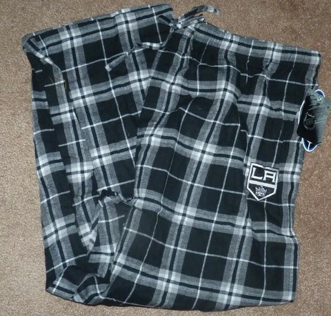 NEW NHL LA Los Angeles Kings Flannel Loungewear Pants 4XL XXXXL NEW NWT Cover