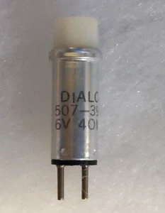 Cartridge Lamp Milky White Dialco 6V 40Ma 507-3905 - Picture 1 of 2
