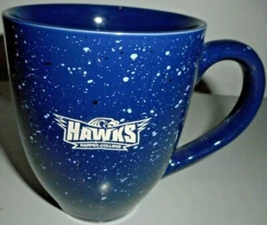 LXG HAWKS HARPER COLLEGE Blue Splatter Laser Cut 16 ounce Primary Athletic Mark - Imagen 1 de 10