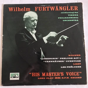 HMV ALP 1220 FURTWANGLER Conducts WAGNER / LISZT Vienna Philharmonic R/G 1ST - Picture 1 of 6