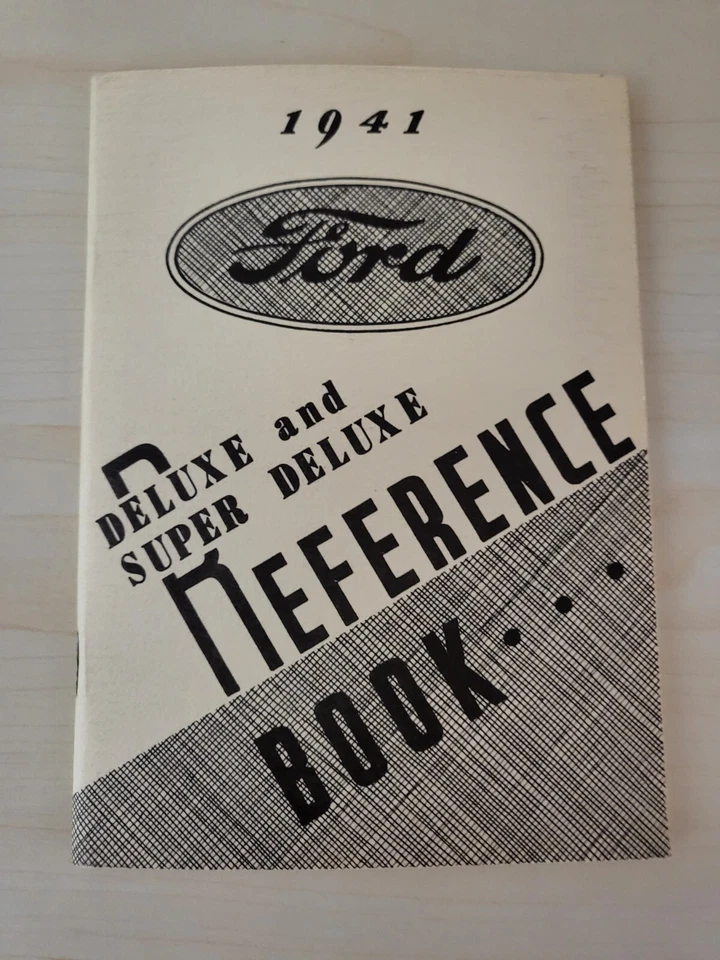 Ford 1941 manual del propietario de lujo y Super Deluxe - nuevo Foto 1 de 4