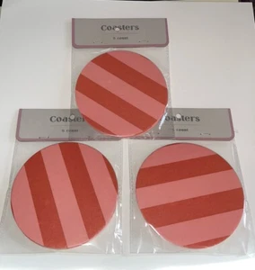 Lot of 3 Packages of 6 count (18 total) Cup Coasters by Bright Star Products LLC - Picture 1 of 7