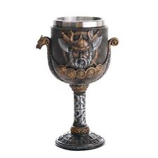 Viking Ship Chalice Goblet Wine Cup