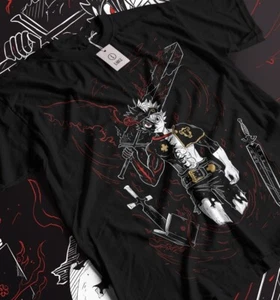 Camiseta Trébol Negra Asta Yami Sukehiro Yuno Camiseta Anime Camiseta Suerte Voltia Camisa - Imagen 1 de 7