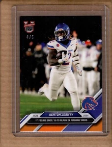 2024 Topps Now Bowman U Football 48 Ashton Jeanty Orange /5 Boise State Broncos - Picture 1 of 3