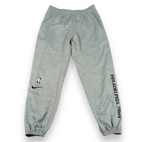 Nike Philadelphia 76ers Mens Jogger Warm Up Pants Dri-Fit Gray Snap Sixers XL Cover
