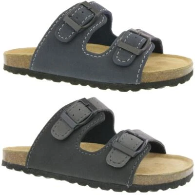 SUPERSOFT 474 002 Kinder Pantolette Sandale Lederfussbett unifarben Gr.27-39 - Bild 1 von 3