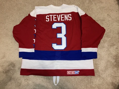 Washington Capitals Scott Stevens CCM Pro mesh authentic jersey size 52 Cover
