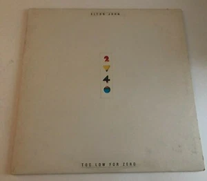 Elton John "Too Low For Zero" 1983 Vinyl Record **Excellent Condition** W/Insert - Imagen 1 de 6