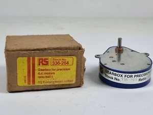 RS Components Getriebe für Präzisions-Gleichstrommotoren Best.-Nr. 336-264 Verhältnis 640:1 - Bild 1 von 12