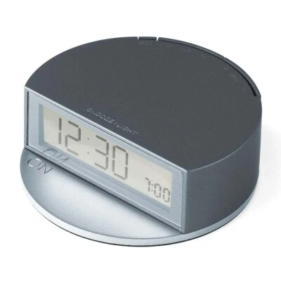 LEXON LR138B WECKER / Handlicher Reisewecker Uhr LCD Digital Snooze Eisen-Blau - Bild 1 von 3
