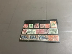 World mixed perfins stamps - Imagen 1 de 1