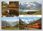 Postcard Switzerland Berninabahn Multi View (H12)