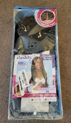 Sensationnel Dashly HD Synthetic Lace Front Wig Unit 27 1B Off Black - Image 1 of 4