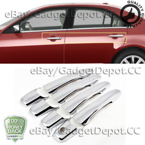 For 2007-2009 2010 2011 2012 Lincoln MKZ Chrome Door Handle Cover Molding Trims