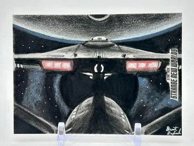 Rittenhouse STRANGE NEW WORLDS SKETCH -  STAR TREK SketchaFEX - ENTERPRISE - Image 1 of 2
