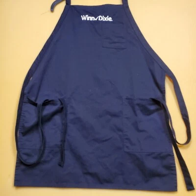 Vintage Winn-Dixie Employee Apron Black Embroidered Uniform Prop Costume Rare - Image 1 of 4