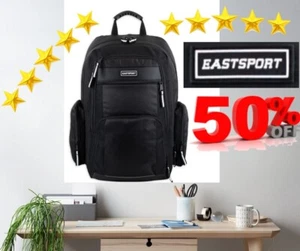Eastsport Recycled Expandable Raptor Backpack Black Boost Storage Space Sporting - Picture 1 of 14