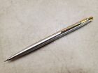 Vintage PARKER GT 75 Mechanical Pencil, IIIE (1988) USA, Stainless & Gold Tone
