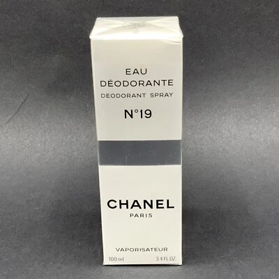 Nuevo Chanel Nº 19 Eau Desodorante Spray 100 ml 3.4 Fl Oz Sellado Foto 1 de 3
