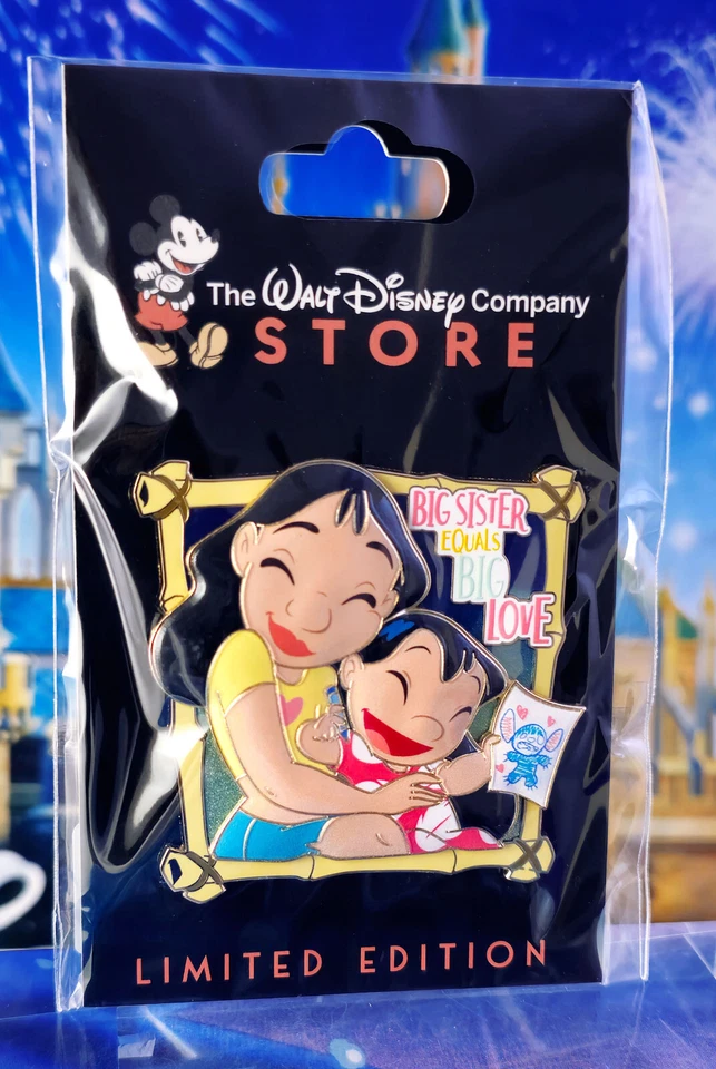Disney Pin DEC - Siblings Series -  NANI LILO LE 250 & Stitch - Image 1 of 1