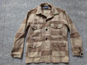 vintage PENDLETON cruiser jacket MACKINAW coat M plaid 42 hunting sportsman - Picture 1 of 13