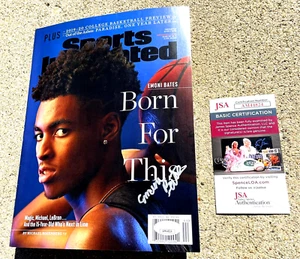 EMONI BATES SIGNED Sports Illustrated SI Magazine JSA COA NO LABEL - Picture 1 of 2