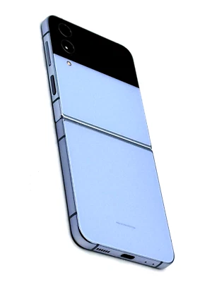 SAMSUNG Galaxy Z Flip4 5G 128GB SM-F721U1 Desbloqueado de fábrica Azul Bora Foto 1 de 4