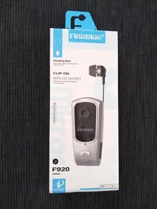 Clip on Wireless headset (FineBlue) with free INTERNATIONAL REGISTERED POSTAGE - Picture 1 of 3