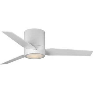 Progress Lighting Ceiling Fan + Light 44" Mid-Century Modern LED White w/Remote - Picture 1 of 12