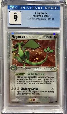 CGC 9 Mint Pokemon Ex Power Keepers Flygon Ex 94/108 Holo Vintage - Image 1 of 2