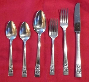 1936 CORONATION Pattern 8 Place Set @ 6 Per 51 Pc By Community Silverplate w/Box - Picture 1 of 11