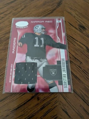 SEBASTIAN JANIKOWSKI 2003 DONRUSS JERSEY PATCH 82/150 Game Worn Used Raiders MT - Image 1 of 2