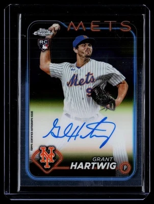 2024 Topps Chrome #RA-GH Grant Hartwig Rookie Autographs - Image 1 of 2