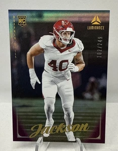 2025 Luminance Purple Landon Jackson #157 Buffalo Bills 102/249 - Bild 1 von 2