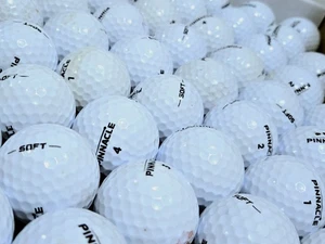 50 Pinnacle SOFT Used Golf Balls (4A) AAAA, Low Compression Golf Balls - Picture 1 of 3